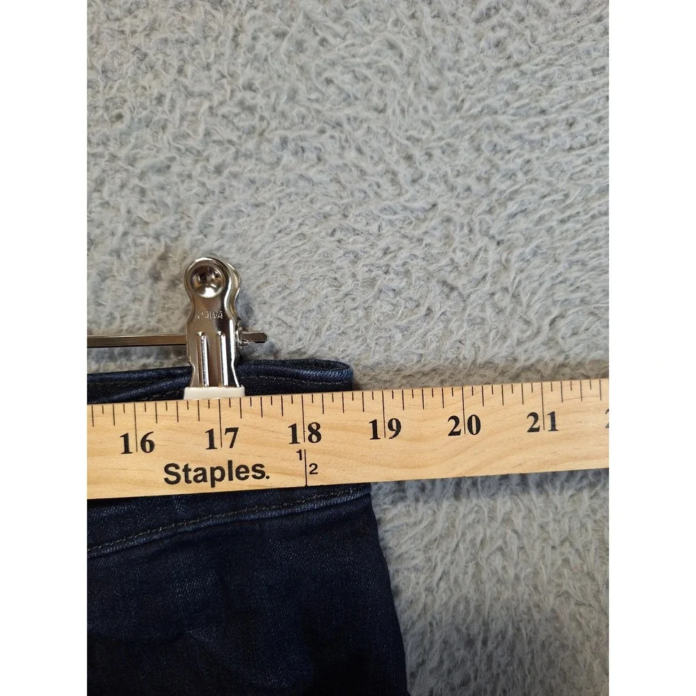 Lee Jeans Womens 16W Long (Fits W37xL31) Blue Relaxed Fit Straight‎ Leg Mid Rise